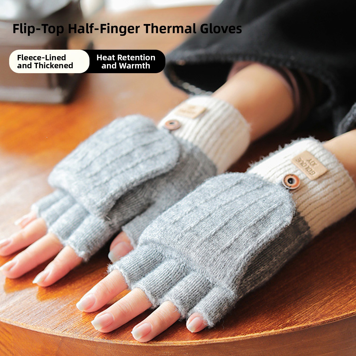 Wool Glove Lined - Guantes de invierno para mujer con