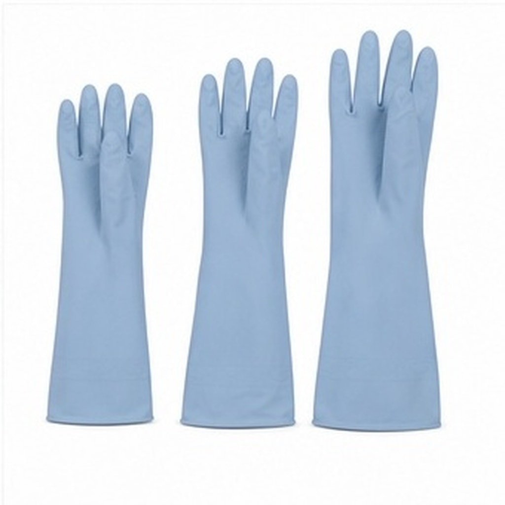 Dish Glove Rubber - 3 pares de guantes largos para
