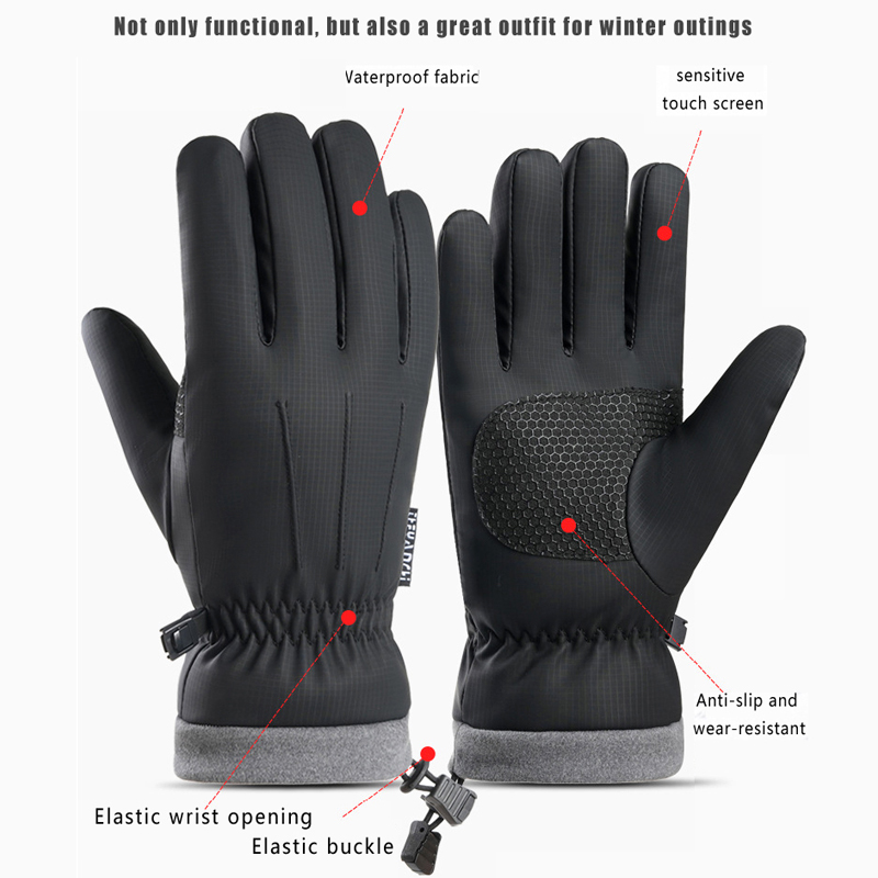 Guantes de invierno impermeabl - Ski Glove Waterproof reseña y precio