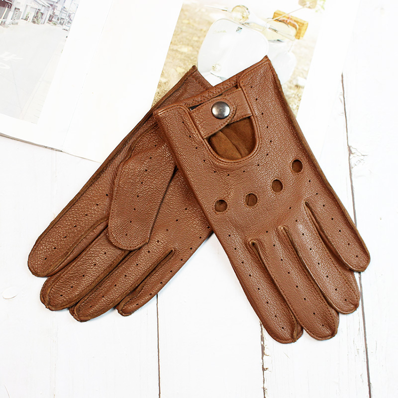 Guantes de cuero con dedos com - Leather Driving Glove reseña y precio