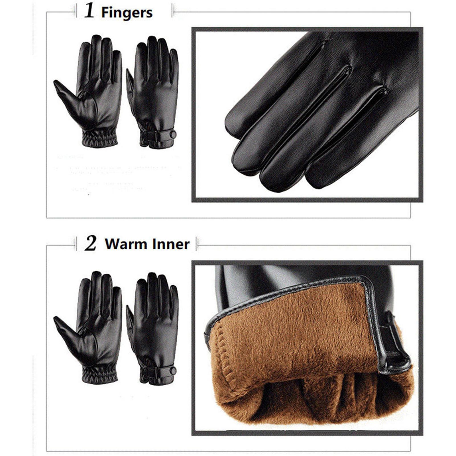 Guantes de invierno para hombr - Leather Driving Glove reseña y precio