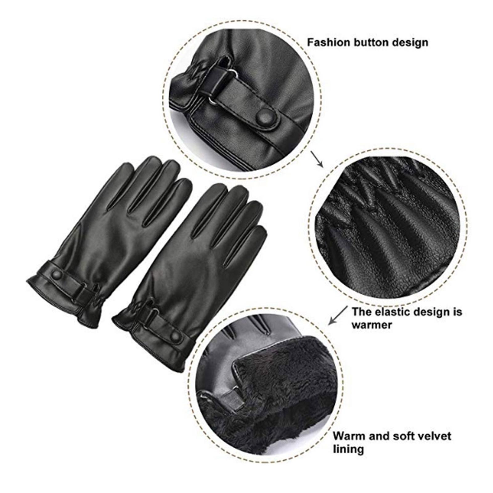 Guantes de invierno para hombr - Leather Driving Glove reseña y precio